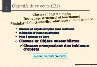 objectifs de ce cours i21