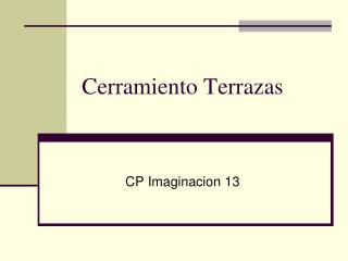 cerramiento terrazas