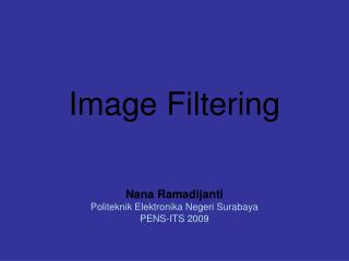 image filtering