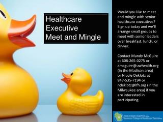 Healthcare Executive Meet and Mingle