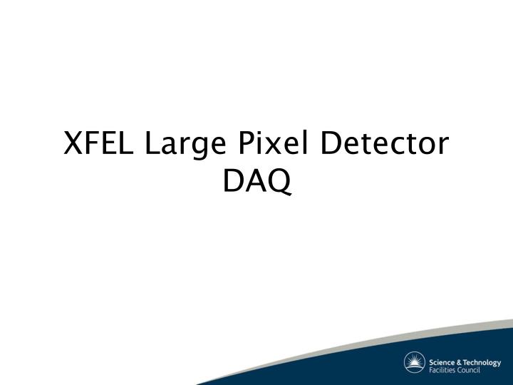 xfel large pixel detector daq