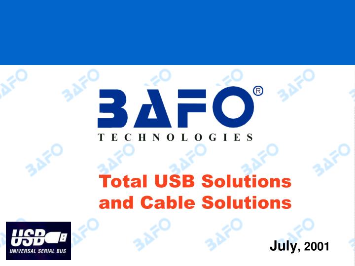 total usb solutions and cable solutions