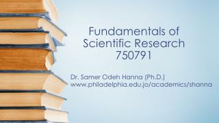 Fundamentals of Scientific Research 750791