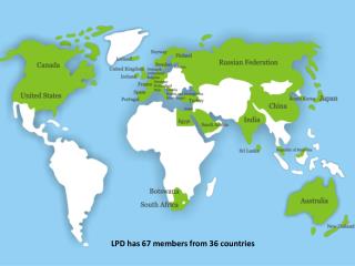 LPD has 67 members from 36 countries