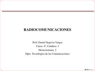 radiocomunicaciones