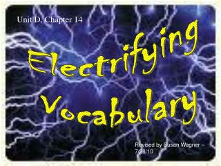 Electrifying Vocabulary