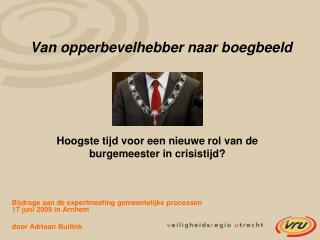 van opperbevelhebber naar boegbeeld