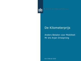 de kilometerprijs