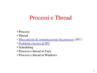 processi e thread