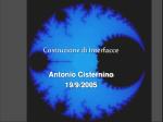 Costruzione di Interfacce - slide 1