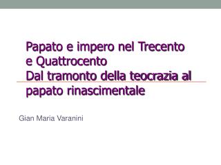 gian maria varanini