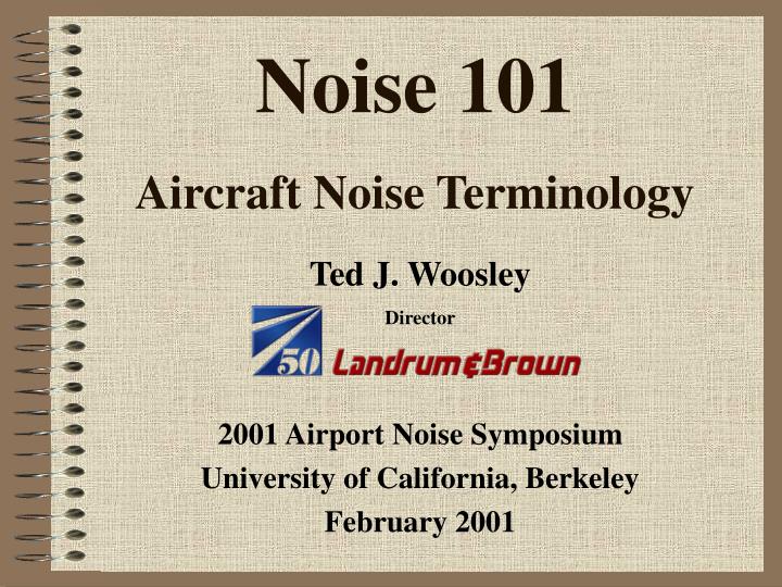 noise 101 aircraft noise terminology