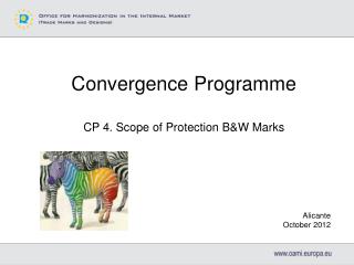 Convergence Programme CP 4. Scope of Protection B&amp;W Marks