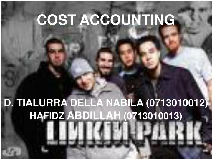 cost accounting