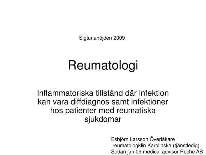 reumatologi