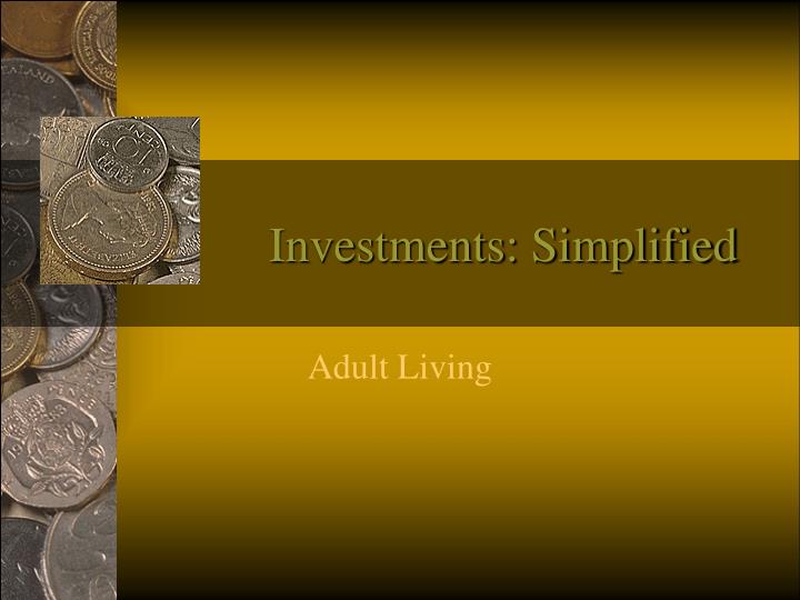 investments simplified