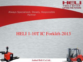HELI 1-10T IC Forklift-2013