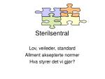 Sterilsentral - slide 1
