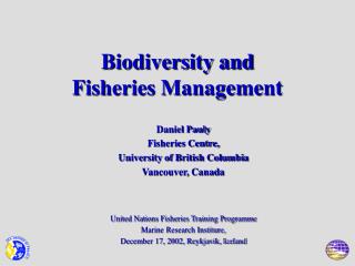 Biodiversity and Fisheries Management