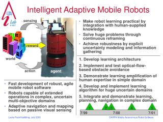 Intelligent Adaptive Mobile Robots