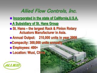 Allied Flow Controls, Inc.