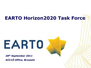 EARTO Horizon2020 Task Force