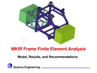 MKIR Frame Finite Element Analysis