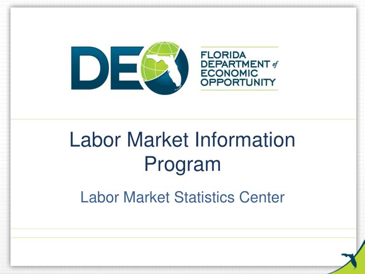 labor market information program