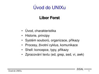 vod do unixu