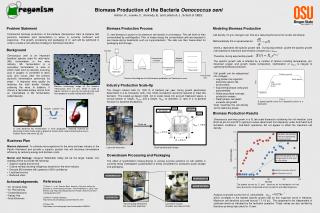 Biomass Production of the Bacteria Oenococcus oeni