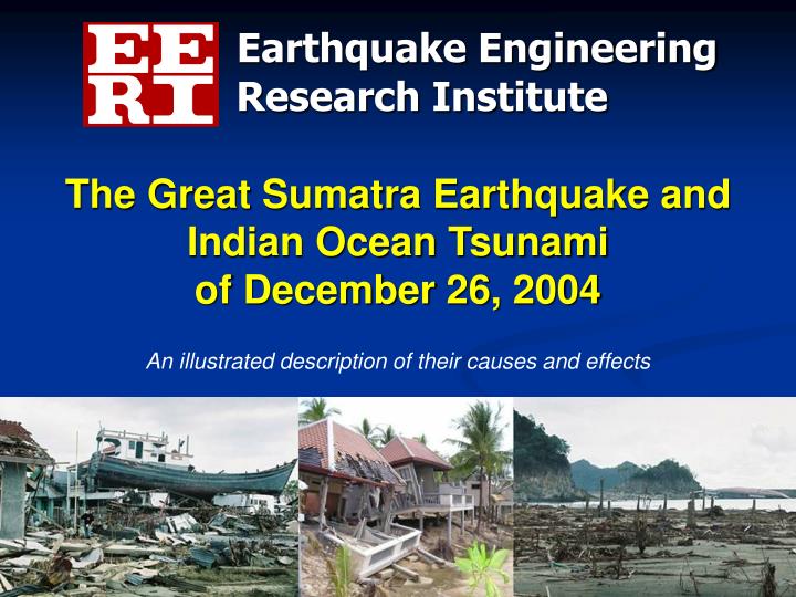 the great sumatra earthquake and indian ocean tsunami of december 26 2004
