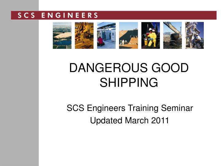 dangerous good shipping