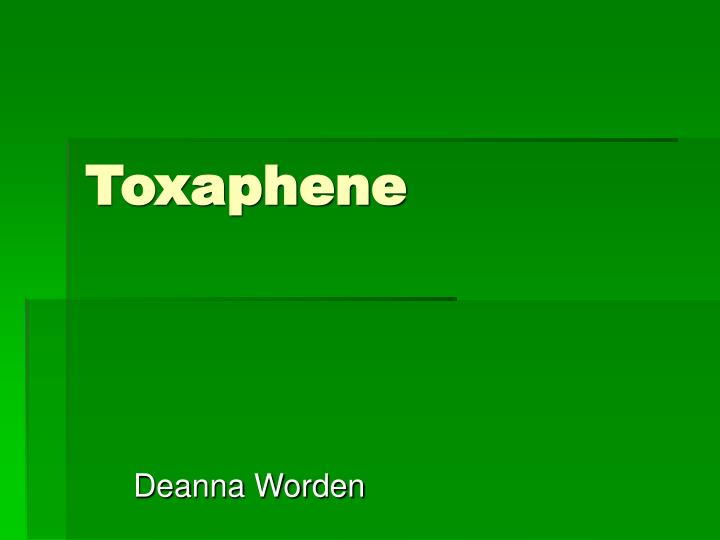 toxaphene