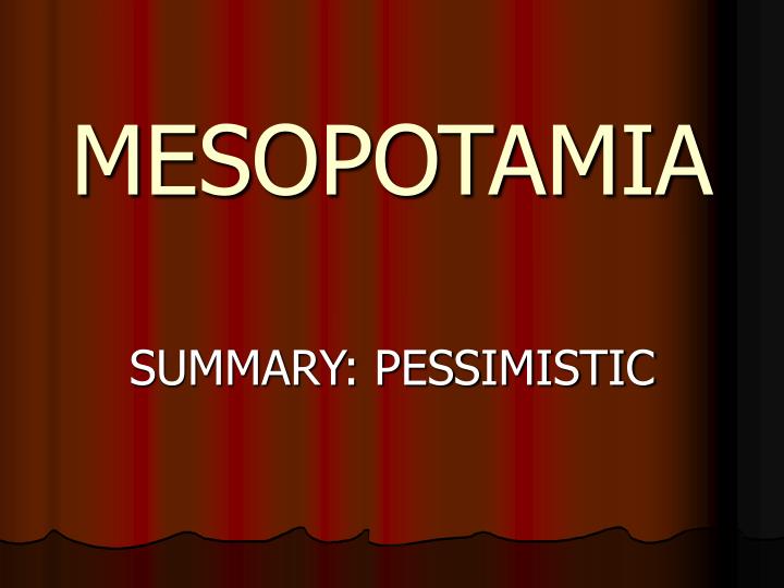 mesopotamia