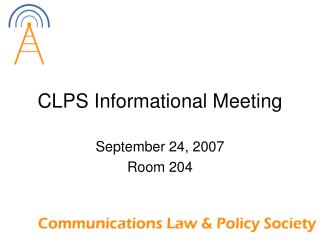 CLPS Informational Meeting