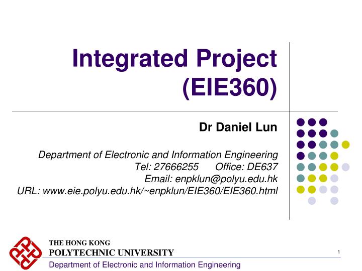integrated project eie360