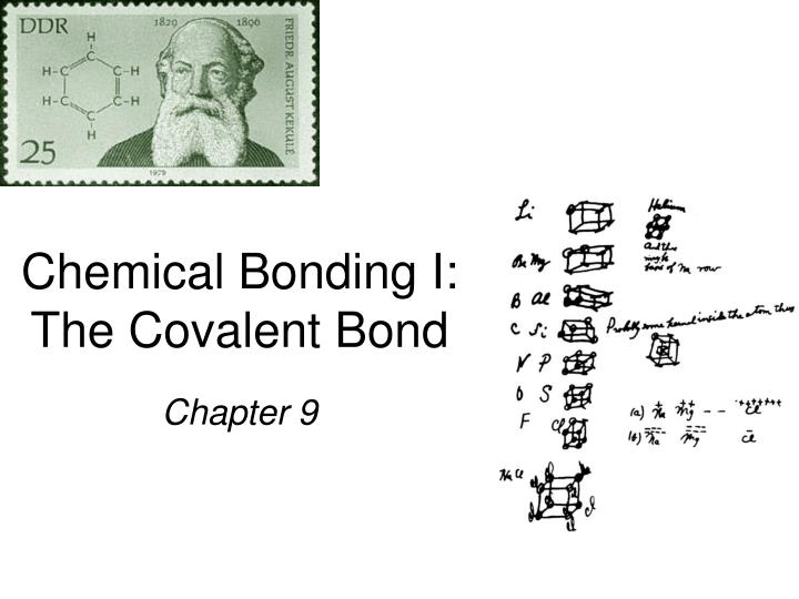chemical bonding i the covalent bond