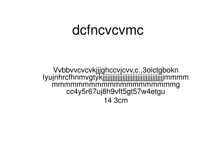 dcfncvcvmc