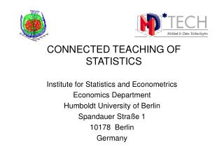 CONNECTED TEACHING OF STATISTICS