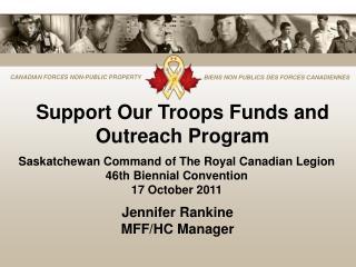 Support Our Troops Funds and Outreach Program