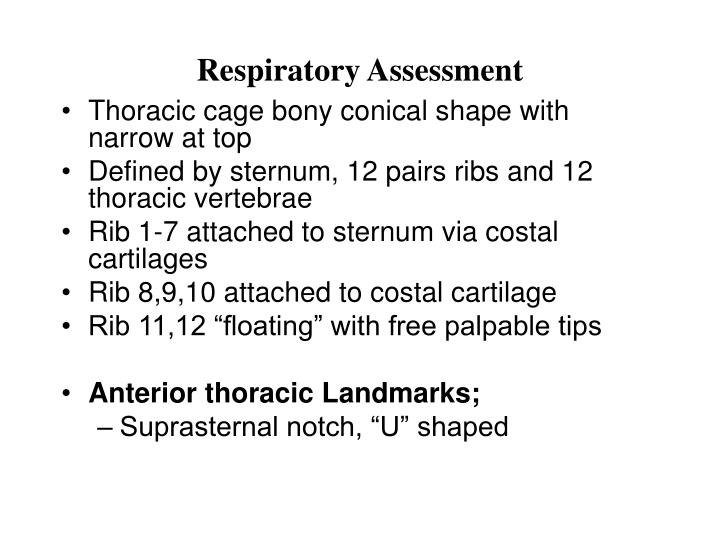 respiratory assessment