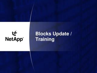 Blocks Update / Training