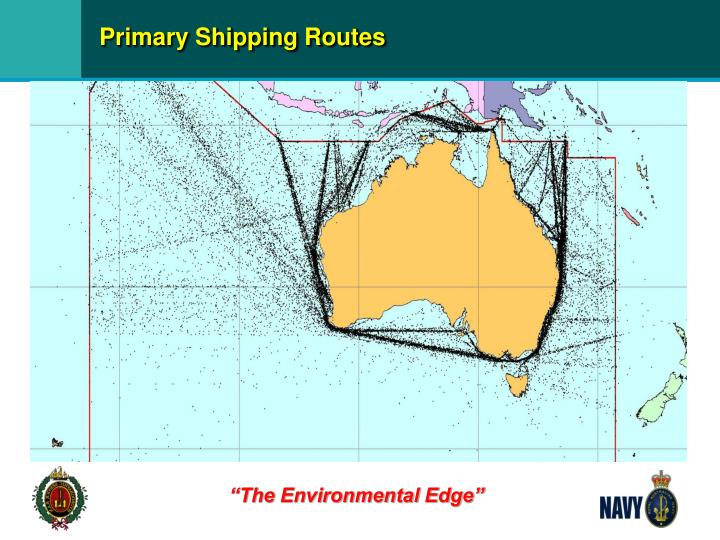 primary shipping routes