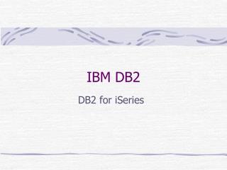 IBM DB2