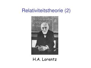 relativiteitstheorie 2