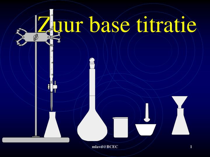 zuur base titratie