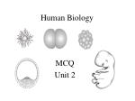 Human Biology - slide 1