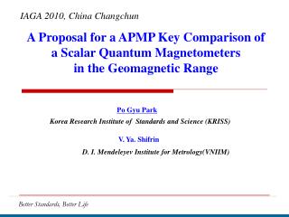 IAGA 2010, China Changchun