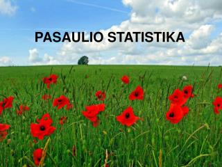 pasaulio statistika