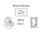 Human Biology - slide 1